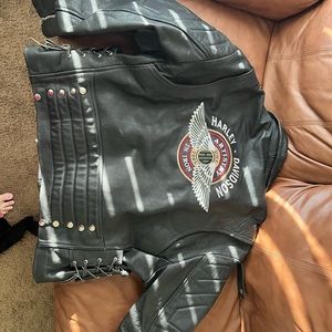 Leather Harley Davidson Jacket